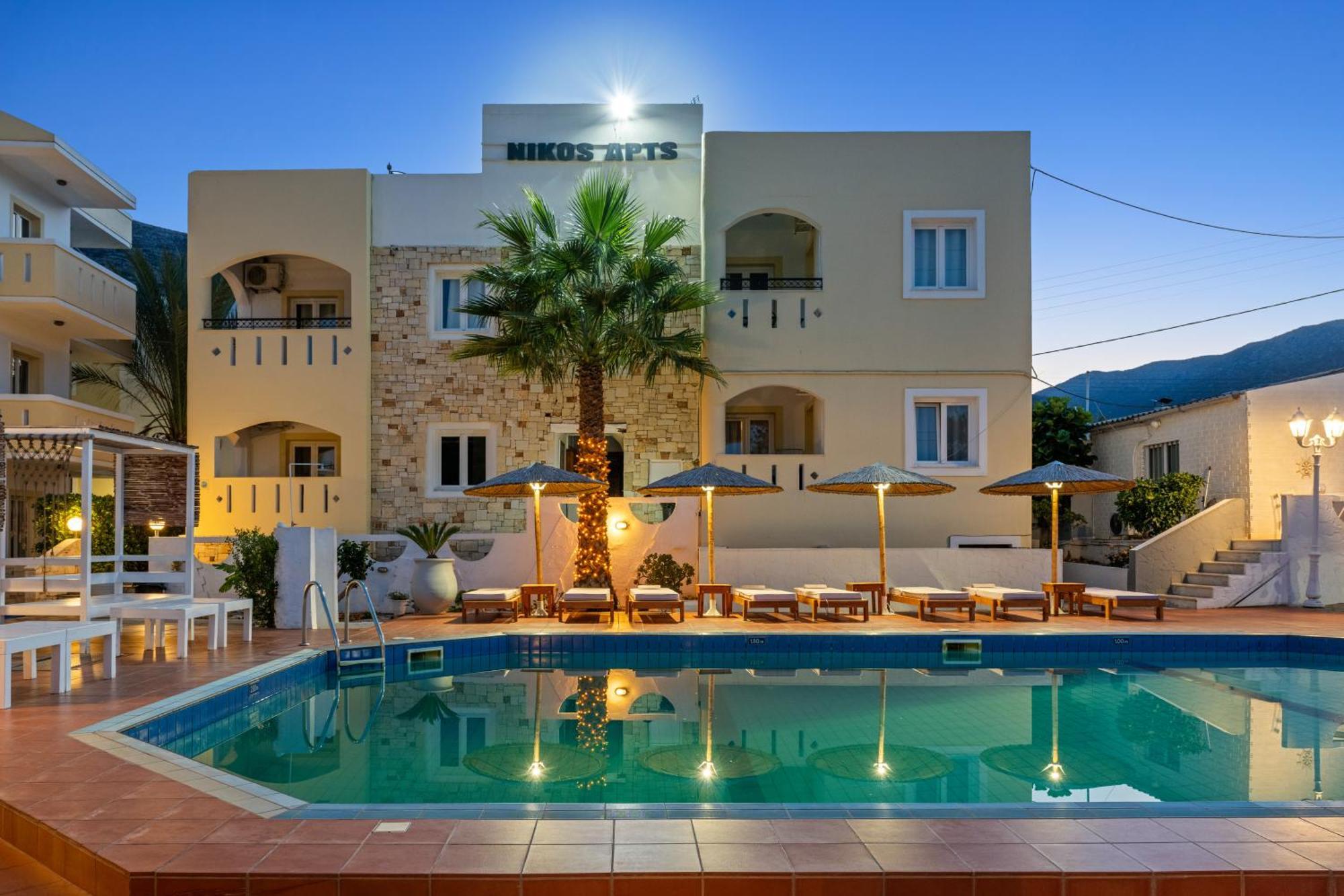 Nikos Apartments Сталіда Екстер'єр фото